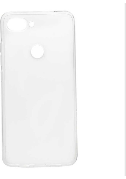 Xiaomi Mi 8 Lite Kılıf Şeffaf Silikon Lüx
