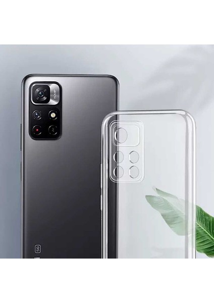 Xiaomi Poco M4 Pro 5g Kılıf Şeffaf Silikon Lüx