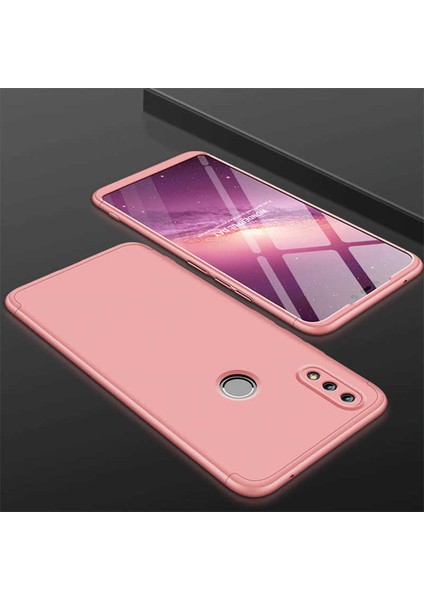 Huawei Honor Play Kılıf Kamera Korumalı Silikon- Rose Gold