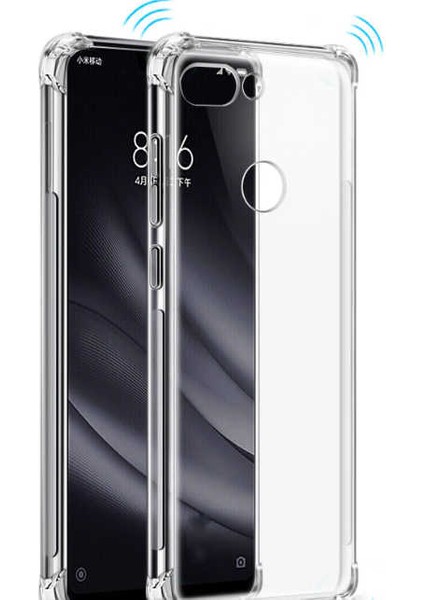 Xaiomi Mi 8 Lite Kılıf Darbe Emici Anti Shock Tpu Silikon