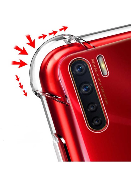 Oppo Reno 3 Kılıf Darbe Emici Anti Shock Tpu Silikon
