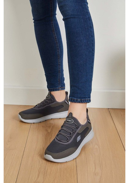 Konforlu Yürüyüş Spor Sneaker Ayakkabı Füme Buz modelleri