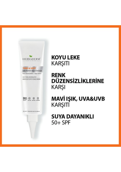 Tone & Spot Tam Spektrum Koruma Koyu Leke Karşıtı Ve Renk Düzenleyici Renksiz fiyatları