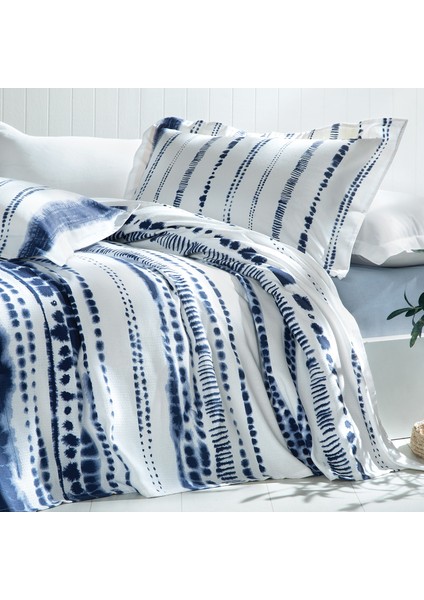 Bedding Darby Çift Kişilik Pike Takımı - Mavi