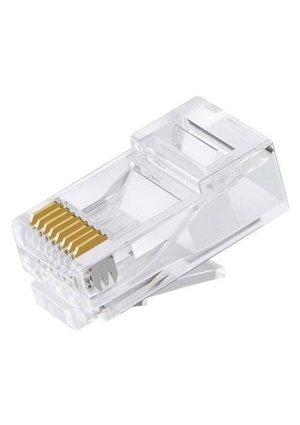 RJ45 CAT5/CAT5E Ethernet Konnektör Soketi (100 Adet)