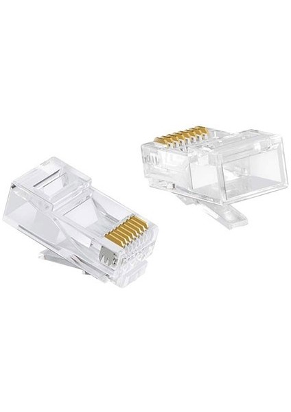 RJ45 CAT5/CAT5E Ethernet Konnektör Soketi (100 Adet)