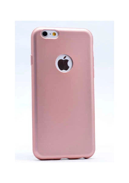 Apple iPhone 4s Kılıf Silikon Yumuşak Dokulu Premium- Rose Gold