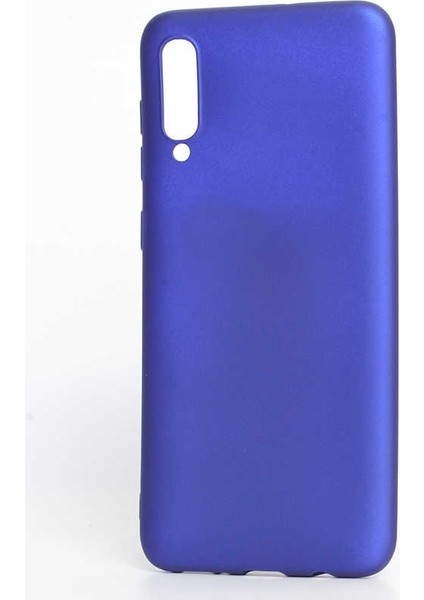 Galaxy A50 Kılıf Silikon Yumuşak Dokulu Premium- Saks Mavi