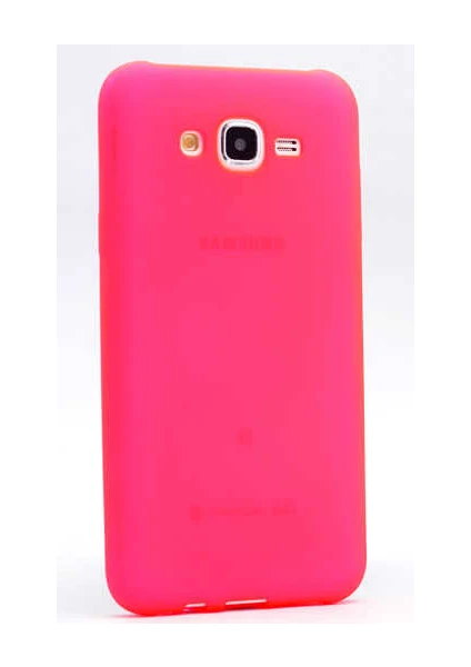 Galaxy J2 Kılıf Silikon Yumuşak Dokulu Premium- Pembe