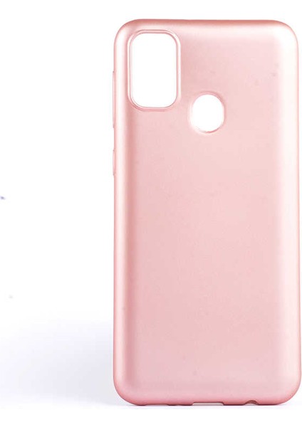 Galaxy M21 Kılıf Silikon Yumuşak Dokulu Premium- Rose Gold