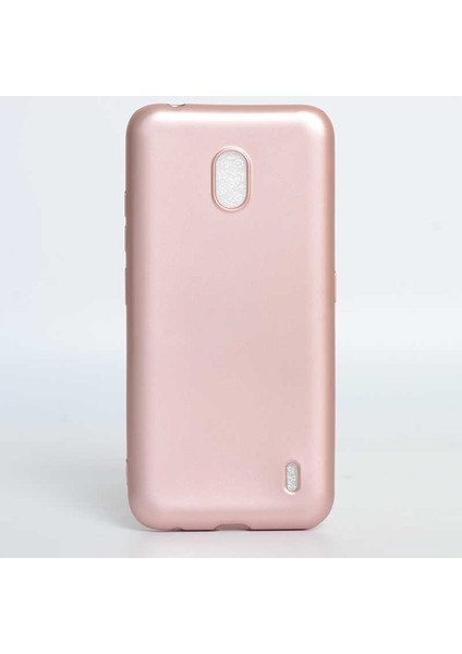 Nokia 2.2 Kılıf Silikon Yumuşak Dokulu Premium- Rose Gold