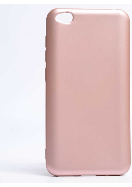 Xiaomi Redmi Go Kılıf Silikon Yumuşak Dokulu Premium- Rose Gold