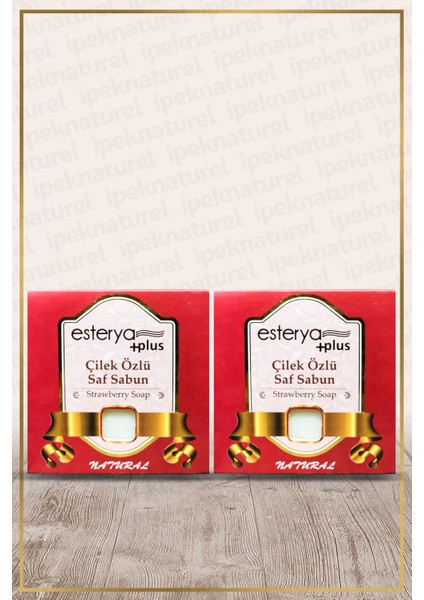 Çilek Özlü Saf Sabun 125 Gr 2'Li Set