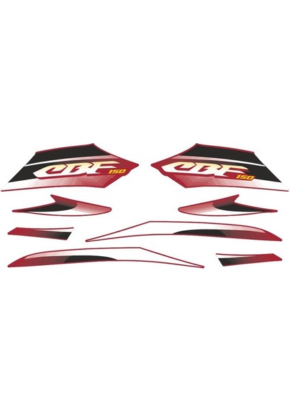 Motosiklet Sticker Seti Gogo Desing Honda Cbf 150 2007-2017