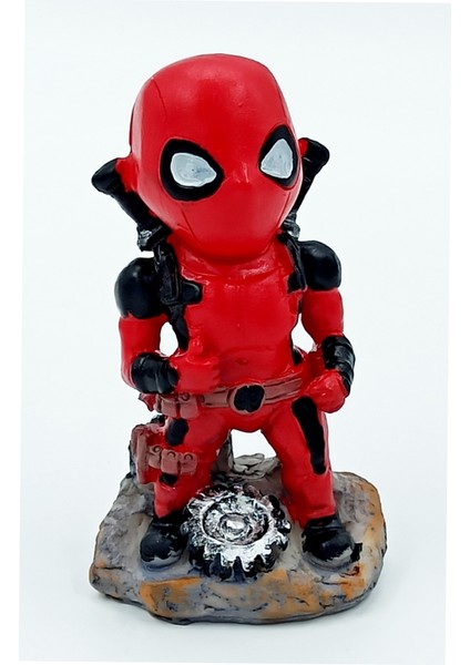 PopŞeker Avengers Thanos, Deadpool, Thor, Ant Man 4 Lü Porselen Figür Özel Yapım
