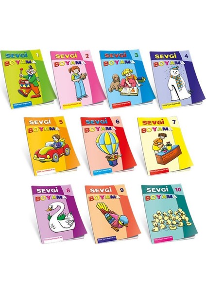 Koza Yayıncılık İlkokul Sevgi Boyama Seti