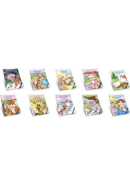 10 Kitaplı Pembe Pati Hikaye Seti