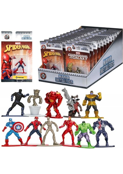 253221000 Marvel Single Pack Nanofigs Figür