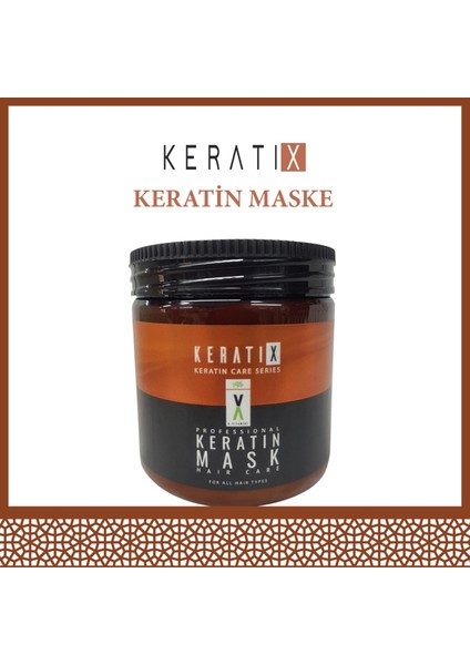 Keratıx Professıonal Keratin Care Hızlı Uzama Etkili Onarıcı Saç Bakım Maskesi 500 ml