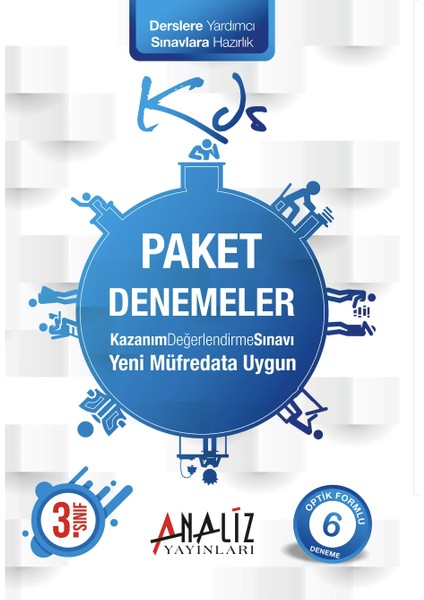 3.Sınıf Tüm Dersler Paket Deneme 6'lı Set