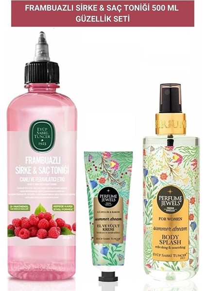Frambuazlı Sirke & Saç Toniği 500 Ml, Summer Drem Krem ve Sprey