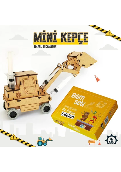 Robotik Şeyler Mini Kepçe - Small Excavator Kendin Yap Set