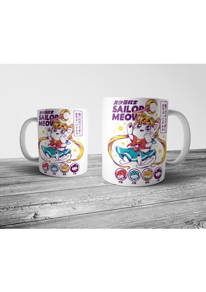 Sailor Moon Sailor Meow Kupa Bardak