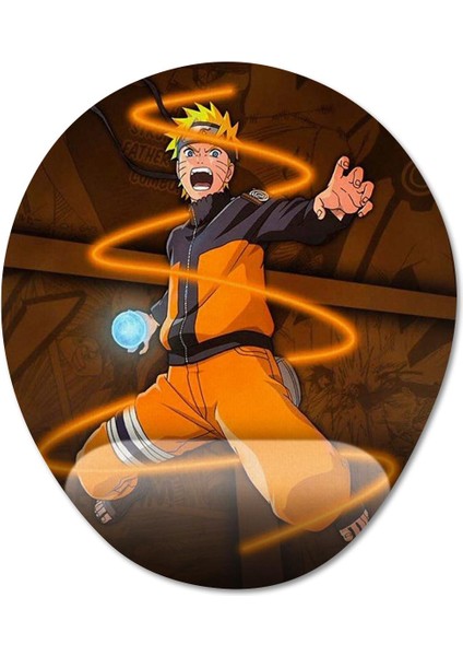 Naruto Bilek Destekli Mousepad Model - 4 Oval