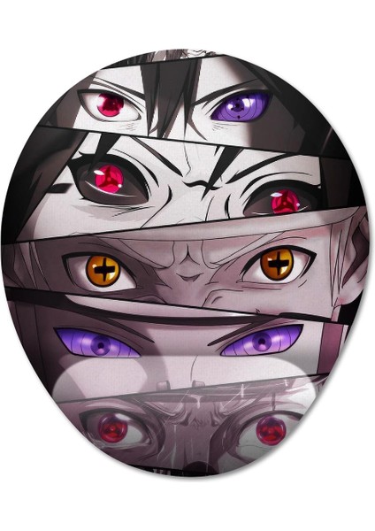 Naruto Bilek Destekli Mousepad Model - 5 Oval