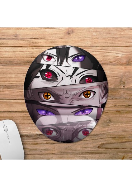 Naruto Bilek Destekli Mousepad Model - 5 Oval