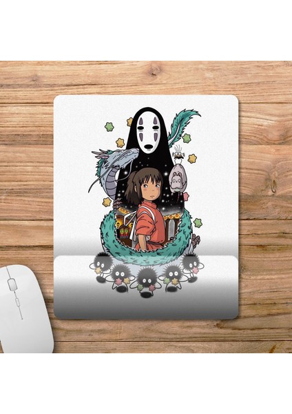 Studio Ghibli Spirited Away Bilek Destekli Mousepad Model - 7 fiyatları