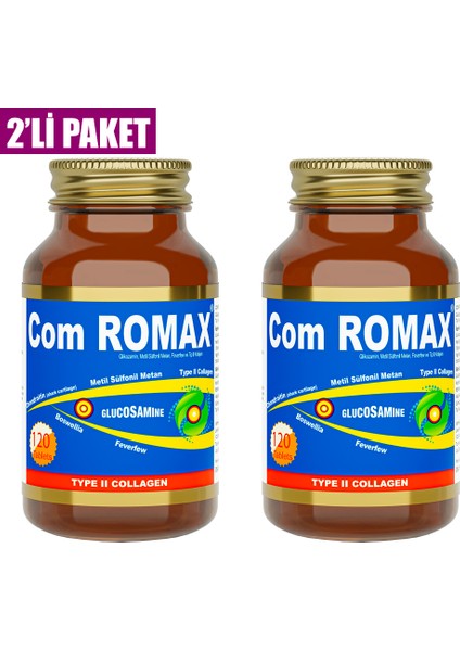 Romax Glukozamin 120 Tablet 2'li