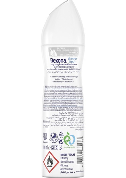 Bayan Shower Fresh Deodorant 150 ml + Roll On 50 ml