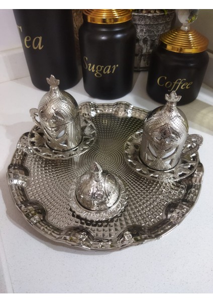 Gümüş 2 Li Set Fincan Takımı , Kahve Fincanı , Hediye Ymnbakırcılık Kahve fincanı,Fincan ve tabak takımı,Modern kahve fincanları,El yapımı fincan takımı