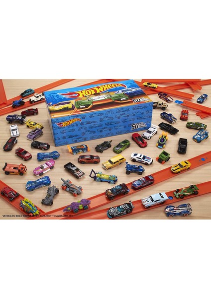 50'li Süper Paket (50 Farklı Hot Wheels Araçları) - Hot Wheels Tekli Arabalar indirimleri