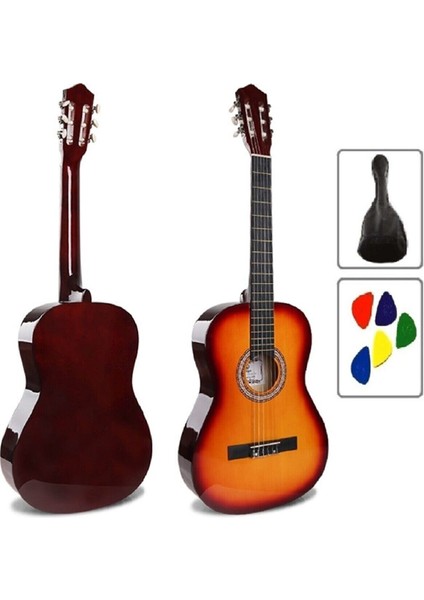 Tam Boy 4/4 Sb Klasik Gitar + Kılıf + Pena