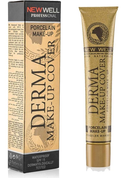 New Well Derma Make-Up Cover Foundation - Copper