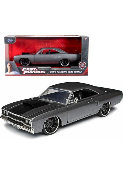 1:24 Hızlı ve Öfkeli Fast & Furious 1970 Plymouth Araba