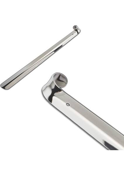 (6 Adet ) Uzun Kerata Ayakkabı Çekeceği Metal Krom Çelik Kerata 73 cm