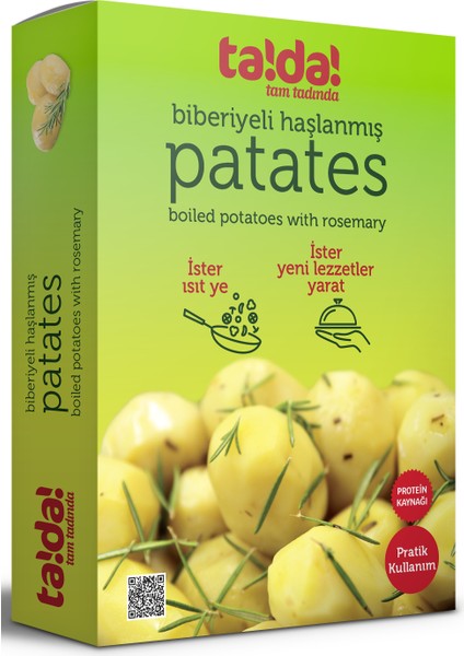 Biberiyeli Haşlanmış Patates 400 gr