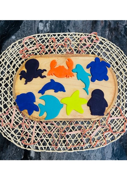 Deniz Canlıları 10'lu Set Kurabiye Kalıbı