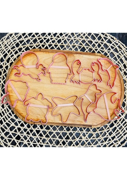 Deniz Canlıları 10'lu Set Kurabiye Kalıbı fiyatları