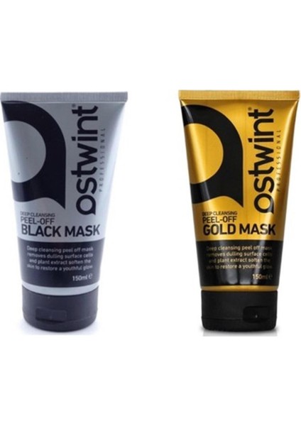 Gold Yüz Maskesi 150 ml Black ve Mask Gold Yüz Maskesi 150 ml Black ve Mask Ostwint Unisex.