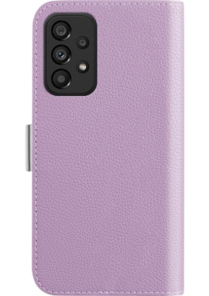 Samsung Galaxy A53 Light Mor Için Litchi Doku Kılıfı (Yurt Dışından) fırsatları