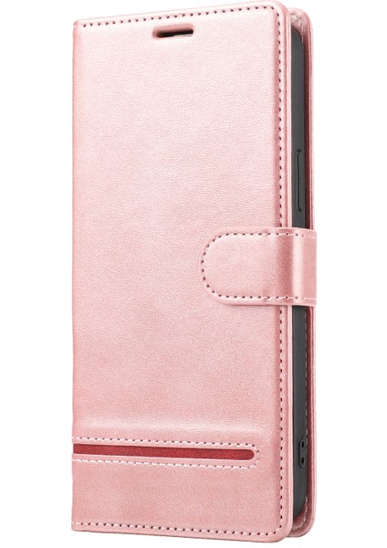 iPhone13 Mini Pembe Clic Deri Kılıf (Yurt Dışından)