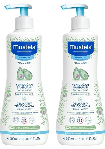 Gentle Cleansing Gel Yenidoğan Şampuanı 500 ml x 2 Adet