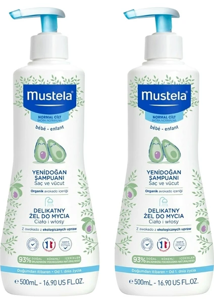 Gentle Cleansing Gel Yenidoğan Şampuanı 500 ml x 2 Adet