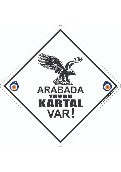 Butik Plaka Butikplaka Arabada Kim Var/yavru Kartal Var