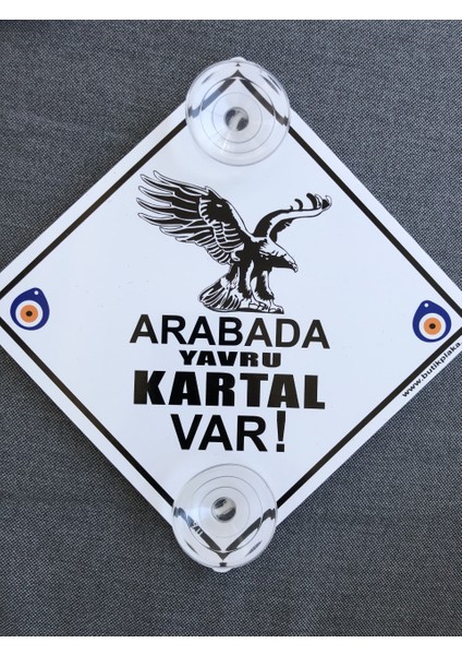 Butik Plaka Butikplaka Arabada Kim Var/yavru Kartal Var