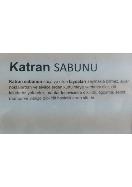 Katran Sabunu 1adet 100 Gram